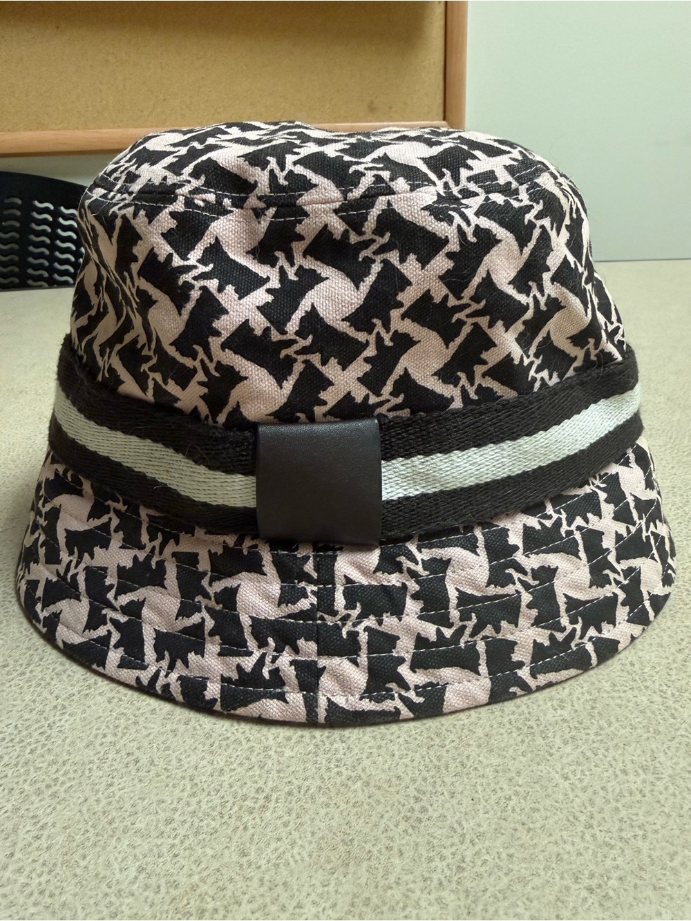 Vintage Juicy Couture Early 2000’s Scottie Dog Monogram Bucket Hat